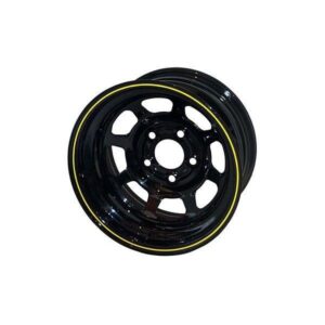 Aero Race Wheel 50-185030 - Black, 15x8, 5x5" Bolt Circle, 3" Back Space