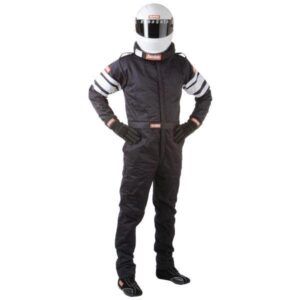 Racequip 120008 - Racequip Black 1-Piece 2-Layer Suit-3X/Large