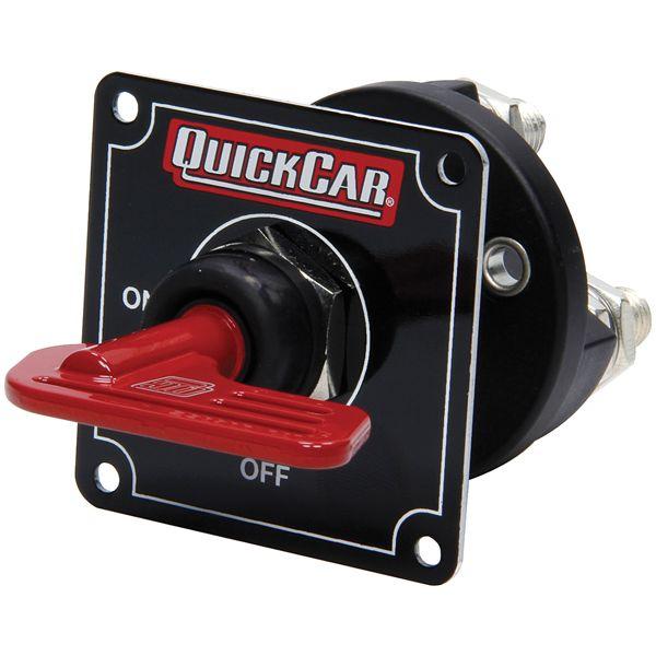 Quick Car QKC55-030- Wheatherproof Battery Disconnect Panel - Black