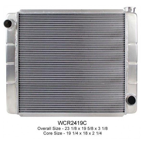 Wicked Cool WCR2419C - 24"x19" Chevy Radiator
