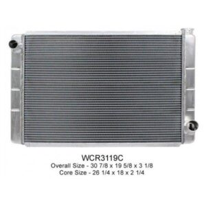 Wicked Cool WCR3119C - 31"x19" Chevy Radiator