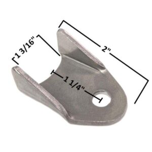 A&A Mfg. AAM058A - 90 Degree Gusset With 3/8 Hole