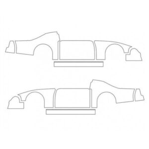 AR Bodies ABC10206S-B - ABC Chevy Body Reskin Kit S-Package Black (Additional Shipping To Be Added)