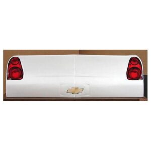 AR Bodies ABC11115 L/H-R/H-WHT - ABC Rear Plastic Bumper Covers Pair- White (Additional Shipping)