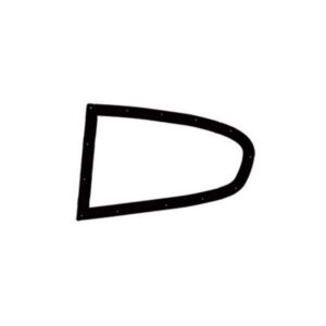 AR Bodies ABC72011R - ABC Universal Quarter Window - Right (Additional Shipping To Be Added)