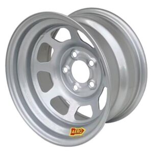 Aero Race Wheel AER50-074735 - Silver, 15x7, 5x4-3/4" Bolt Circle,3-1/2" Back Space