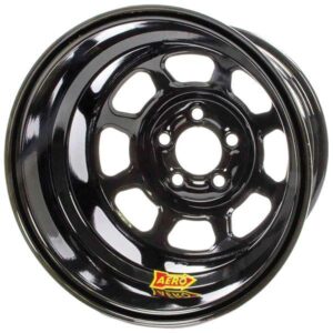 Aero Race Wheel AER51-104740 - Black, 15x10, 5x4-3/4" Bolt Circle,4" Back Space