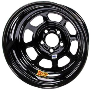 Aero Race Wheel AER52-184540 - Black, 15x8, 5x4-1/2" Bolt Circle, 4" Back Space