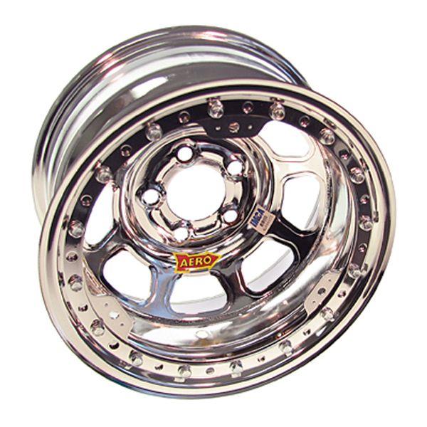 Aero Race Wheel AER53-284540 - Chrome, 15x8, 5x4-1/2
