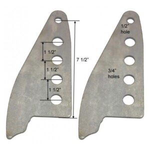 Capital Motorsports CAP13351 - 9" Ford Straight Upper Link Brackets