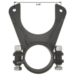 Capital Motorsports CAP42103 - Clamp-On Flanged Brake Bracket for GM Metric Caliper