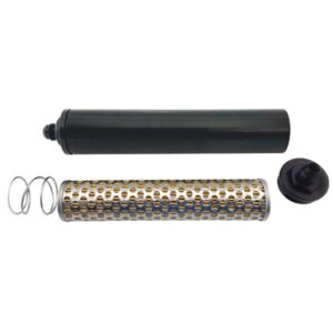 Capital Motorsports CMS4908 - Log Type Fuel Filter -8AN with Paper Filter