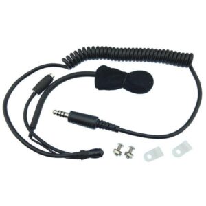 Capital Race Radios CRR80113 - 2-Man Race Car Radio System Pro Coiled Cord Helmet Microphone Kit