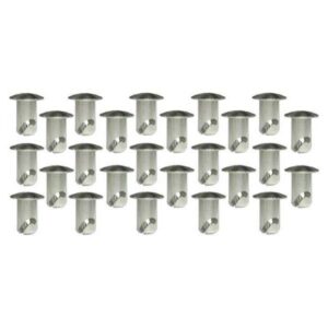 Capital Motorsports DZU6500-25 - .500 Long 7/16" Dzus Buttons (25 Pk)