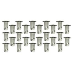 Capital Motorsports DZU6550-25 - .550 Long 7/16" Dzus Buttons (25 Pk)