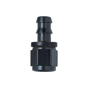 Fragola Performance FRG200110-BL - 10 AN Straight Push-On Fitting Black