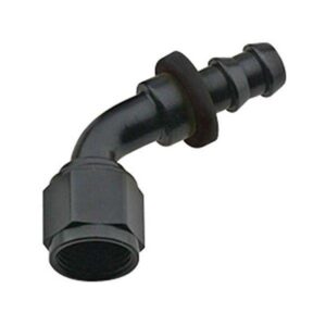 Fragola Performance FRG206008-BL - 8 AN 60 Degree Push-On Fitting Black
