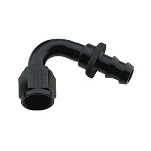 Fragola Performance FRG212010-BL - 10 AN 120 Degree Push-On Fitting Black