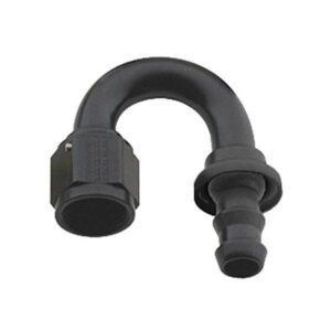 Fragola Performance FRG218010-BL - 10 AN 180 Degree Push-On Fitting Black