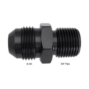 Fragola Performance FRG481608-BL - 8 AN x 3/8" Pipe Straight Adapter Fitting