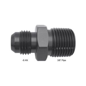 Fragola Performance FRG481666-BL - 6 AN x 3/8" Pipe Straight Adapter Fitting