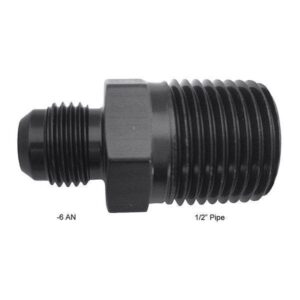 Fragola Performance FRG481668-BL - 6 AN x 1/2" Pipe Straight Adapter Fitting