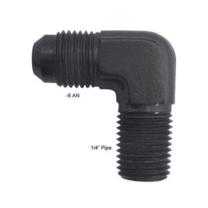 Fragola Performance FRG482206-BL - 6 AN x 1/4" Pipe 90 Degree Adapter Fitting