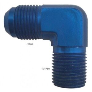Fragola Performance FRG482210 - 10 AN to 1/2" Pipe 90 Degree Adapter Fitting
