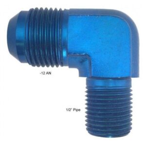 Fragola Performance FRG482213 - 12 AN to 1/2" Pipe 90 Degree Adapter Fitting