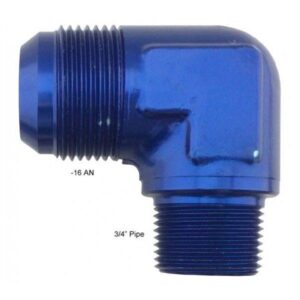 Fragola Performance FRG482215 - 16 AN to 3/4" Pipe 90 Degree Adapter Fitting