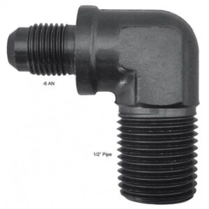 Fragola Performance FRG482268-BL - 6 AN x 1/2" Pipe 90 Degree Adapter Fitting