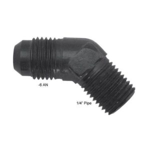 Fragola Performance FRG482306-BL - 6 AN x 1/4" Pipe 45 Degree Adapter Fitting