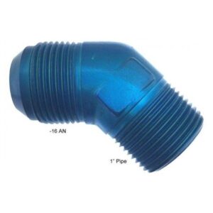 Fragola Performance FRG482316 - 16 AN to 1" Pipe 45 Degree Adapter Fitting