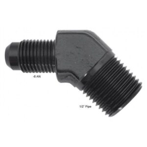 Fragola Performance FRG482368-BL - 6 AN x 1/2" Pipe 45 Degree Adapter Fitting