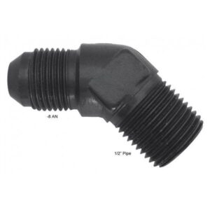Fragola Performance FRG482388-BL - 8 AN x 1/2" Pipe 45 Degree Adapter Fitting
