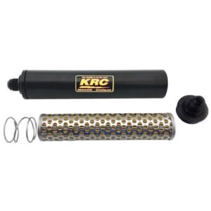 Kluhsman Racing KLU4910 - Log Type Fuel Filter with -10 Male AN Fitting