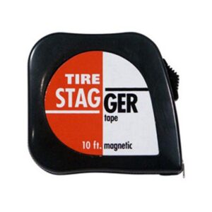 Capital Motorsports LHC0938 - 1/4"x10' Tire Stagger Tape