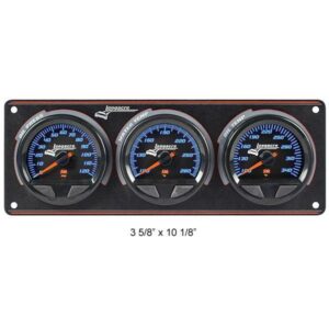 Longacre LON52-44561 - 3-Gauge Waterproof O/P W/T O/T Stepper Motor Gauges