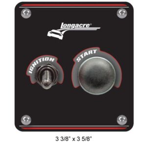 Longacre LON52-44861 - Basic Start Ignition Switch - Black Panel