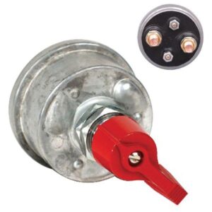 Longacre LON52-45780 - 4-Terminal Battery Disconnect Switch Only with Alternator Terminals