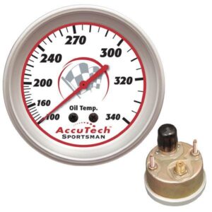 Longacre LON52-46524 - Weather Resistant AccuTech Oil Temp. Gauge