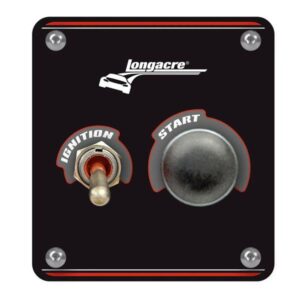 Longacre LON52-48861 - Elite Weatherproof Basic Start Ignition Switch - Black Panel