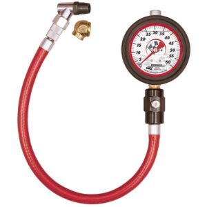 Longacre LON52-52002 - 2-1/2" Liquid Filled Tire Gauge 0-60 LB.