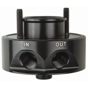 Moroso MOR23692 - S/B Chevy Billet Aluminum Oil Filter Adapter