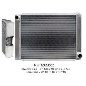 Northern Radiator NOR209685 - 27 x19 Chevy Maxi-Cool 3-Row Radiator