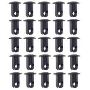 Capital Motorsports PANABK6500-25 - .500 Alum. 7/16" Black Anodized - (25 PK)