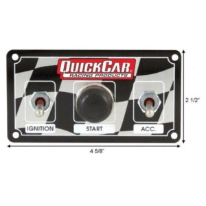 Quick Car QKC50-020 - Weatherproof Start Ignition Accessory Panel