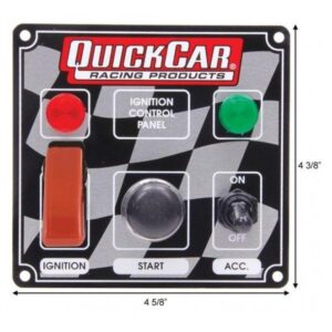 Quick Car QKC50-023 - Start-Ignition-Accessory Panel with Lights