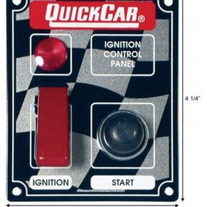 Quick Car QKC50-053 - Basic Start Ignition Switch Panel with Aircraft Switch