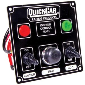Quick Car QKC50-822 - Start-Ignition-Accessory Black Panel with Lights